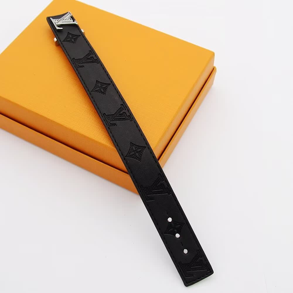 Louis Vuitton Monogram Leather Bracelets